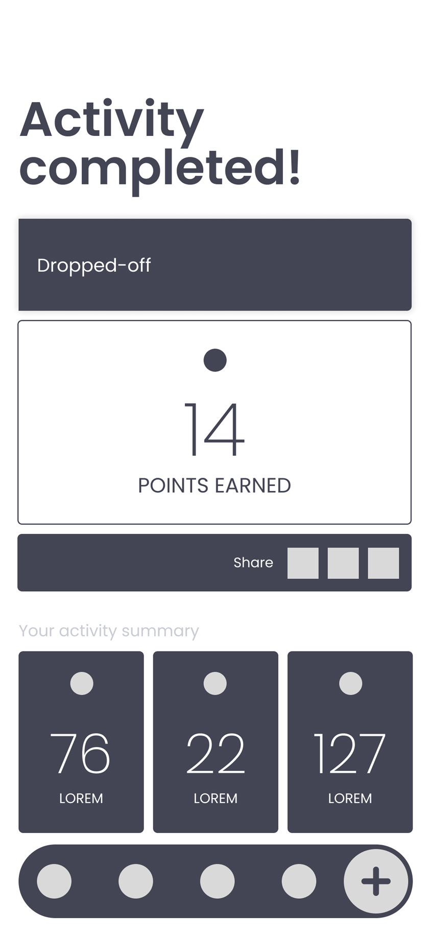 Nautiplastic-uer-activity-ui-mocukp Nautiplastic activity screen mockup