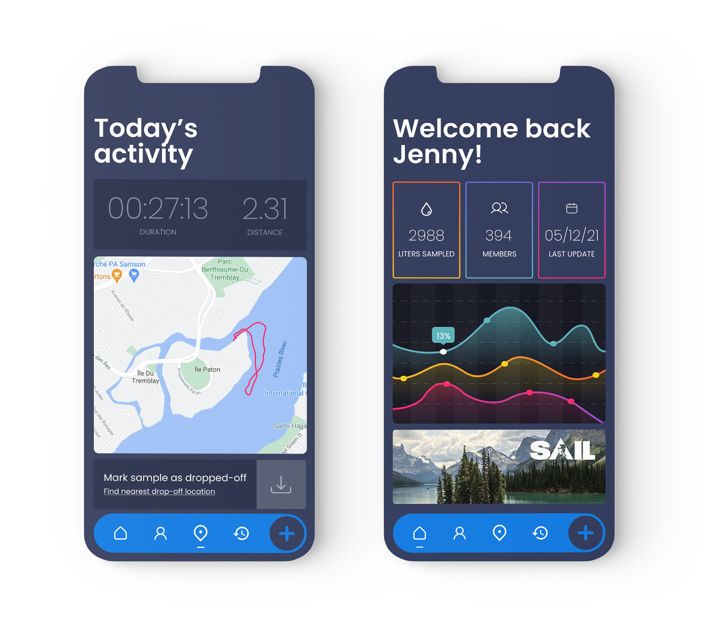 Nautiplastic user interface design