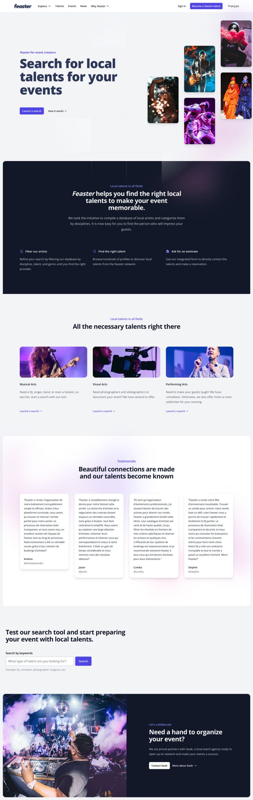 feaster-for-event-creators feaster for even creators