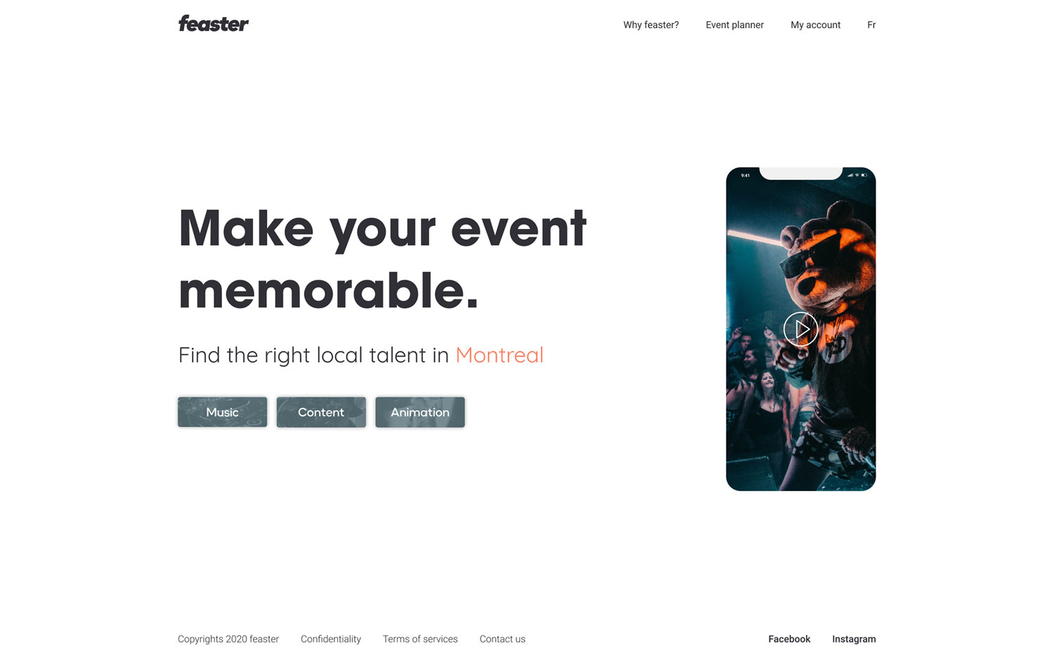 Before redesign